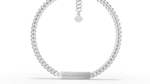 Curb Chain Bracelet with Adjustable Extension Chain