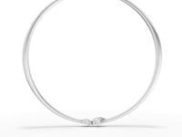 4 Ct Pear & Marquise Lab Diamond Two Stone Neklace