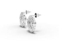 Organic Wave Stud Earrings