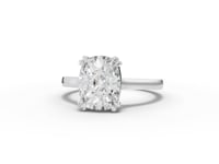 3.00 Ct Cushion Lab Grown Diamond Engagement Ring