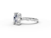 2.31 Ct Oval Four Prong Lab Grown Diamond Engagement Ring