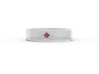 0.05 Ct Princess Flush Set Lab Diamond Wedding Band