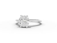 1.50 Ct Round Six-Prong Solitaire Engagement Ring
