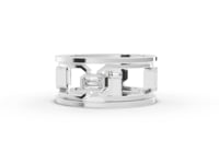 1.00 Ct Emerald Lab Grown Diamond Men’s Band Ring