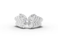 2.25 CT Butterfly Marquise & Round Lab Diamond Ring