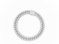 1.48 CT Pavé Cuban Link Lab Diamond Bracelet