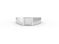 1.00 CT Princess Tension-Set Lab Diamond Men’s Ring