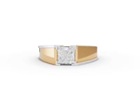 1.00 CT Princess Prong Lab Diamond Men’s Ring