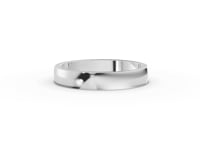 Classic Polished Gold Wedding Band for Men