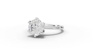 2.50 CT Round Solitaire Lab Diamond Engagement Ring