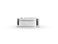 0.50 CT Princess Lab Grown Diamond Men's Wide Band Ring, video