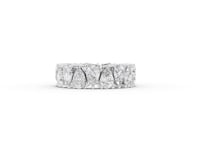 6.39 CT Pear Lab Grown Diamond Full Eternity Band Ring, video