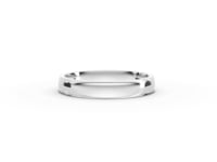 Classic Slim Domed Women's Wedding Band