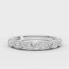 360 rotation of 0.60 CT marquise lab-grown diamond eternity ring