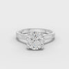 360 rotation of 2.00 CT round lab-grown diamond solitaire ring