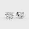 1CT Each Round Lab Diamond Stud Earrings