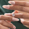 Model wearing 2.00 CT round lab-grown diamond solitaire ring video clip