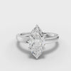 360° rotation video of marquise solitaire ring
