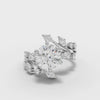 360 rotation of 2.72 CT round cut lab-grown diamond ring