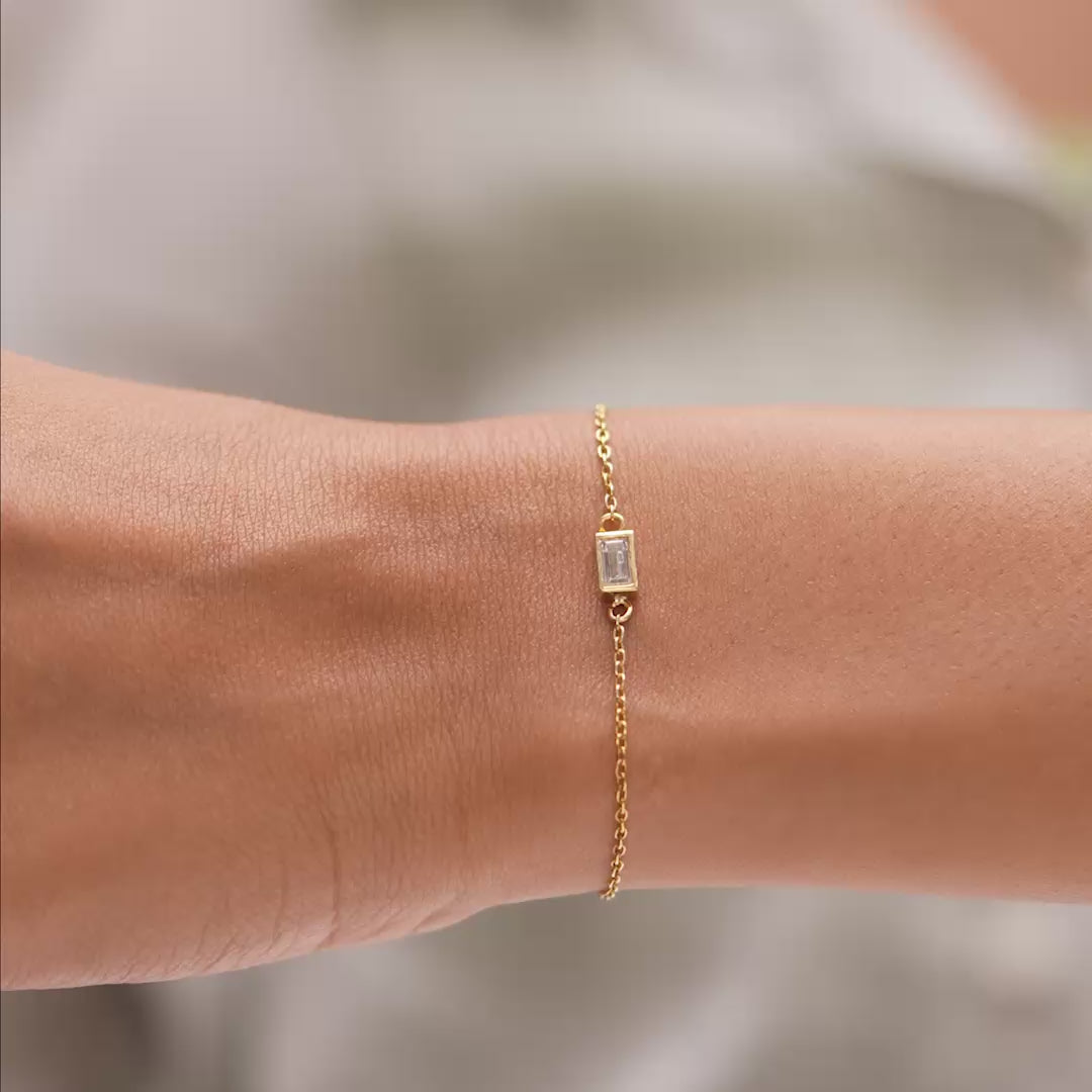 Bracelet movement demonstration on wrist