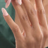 Model wearing 2.95 CT lab-grown diamond bridal set video clip