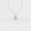 5.00 CT Round Solitaire Lab Diamond Pendant Necklace