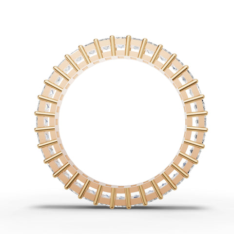 Emerald-Cut Lab-Grown Diamond Eternity Band