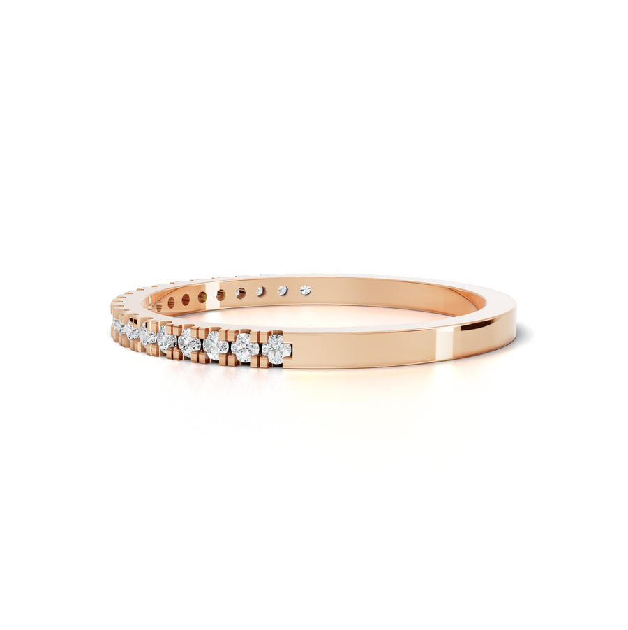 0.17 Ct Round Bar-Set Full Eternity Band