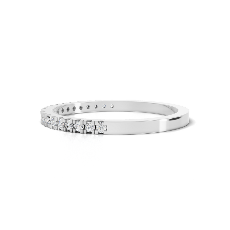 0.17 Ct Round Bar-Set Full Eternity Band
