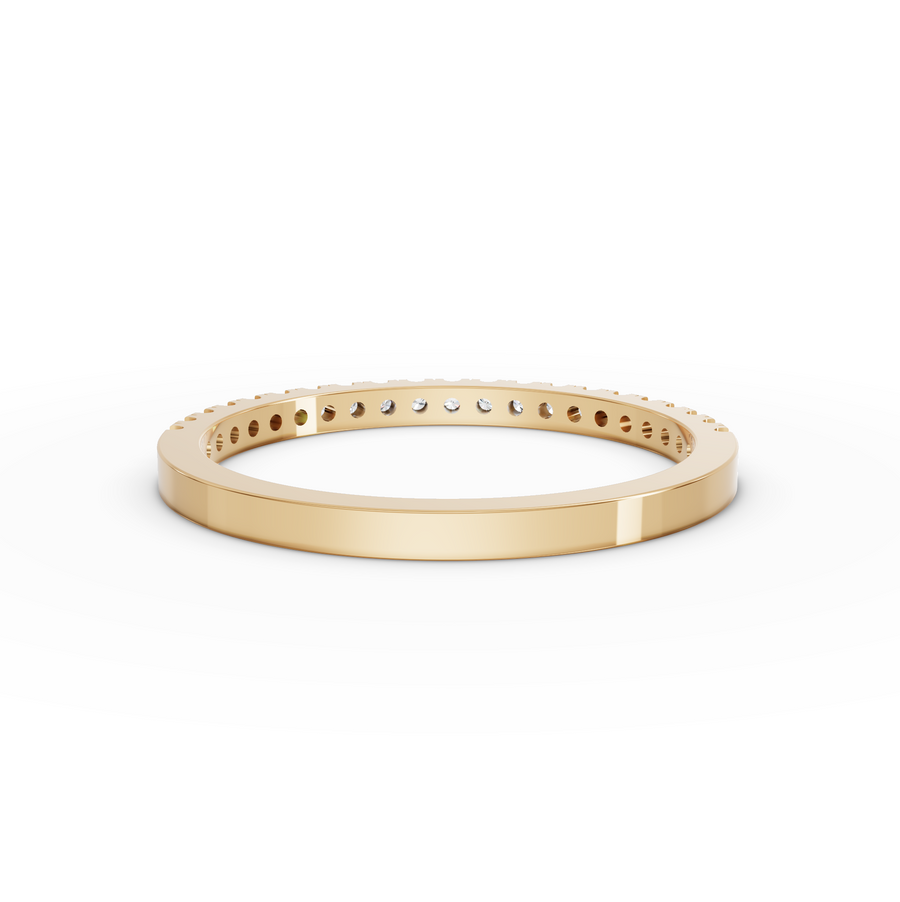 0.17 Ct Round Bar-Set Full Eternity Band