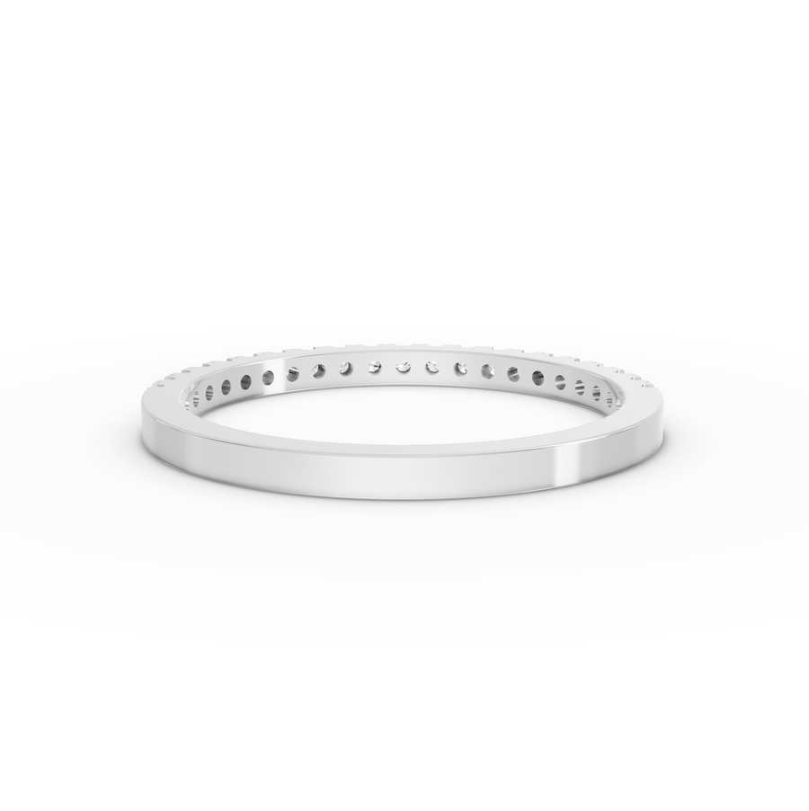 0.17 Ct Round Bar-Set Full Eternity Band