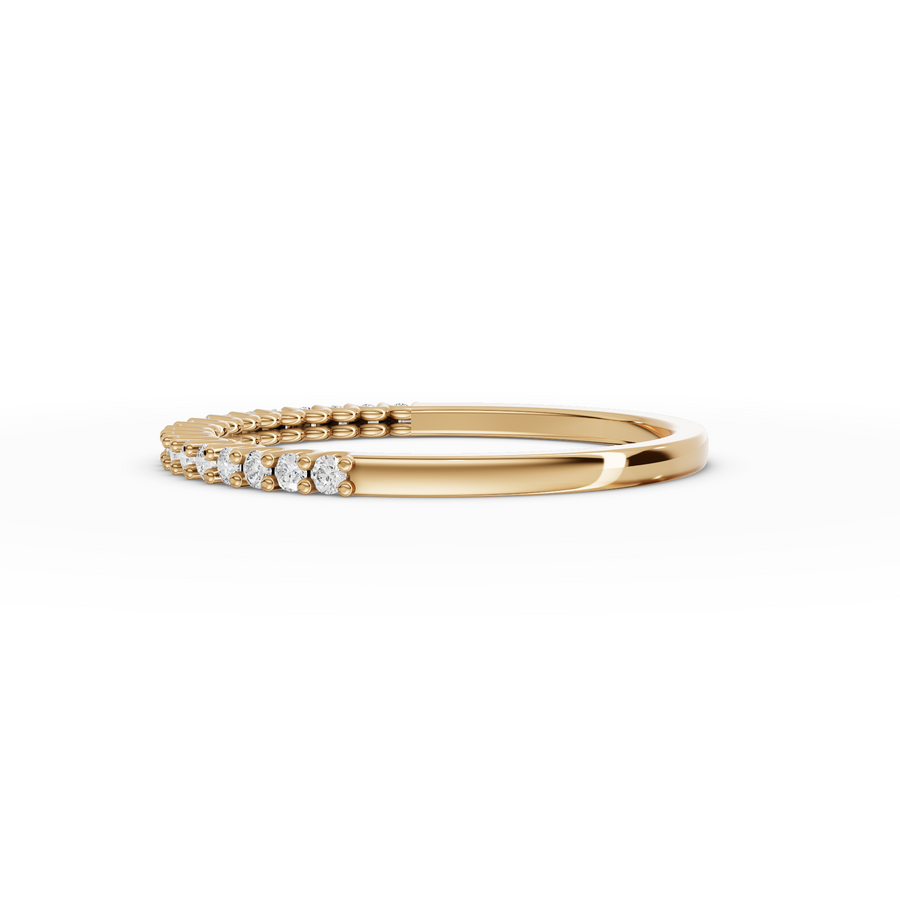 0.16 Ct Round U-Prong Full Eternity Ring