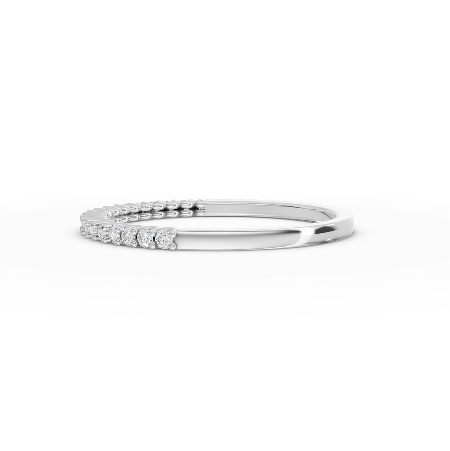 0.16 Ct Round U-Prong Full Eternity Ring