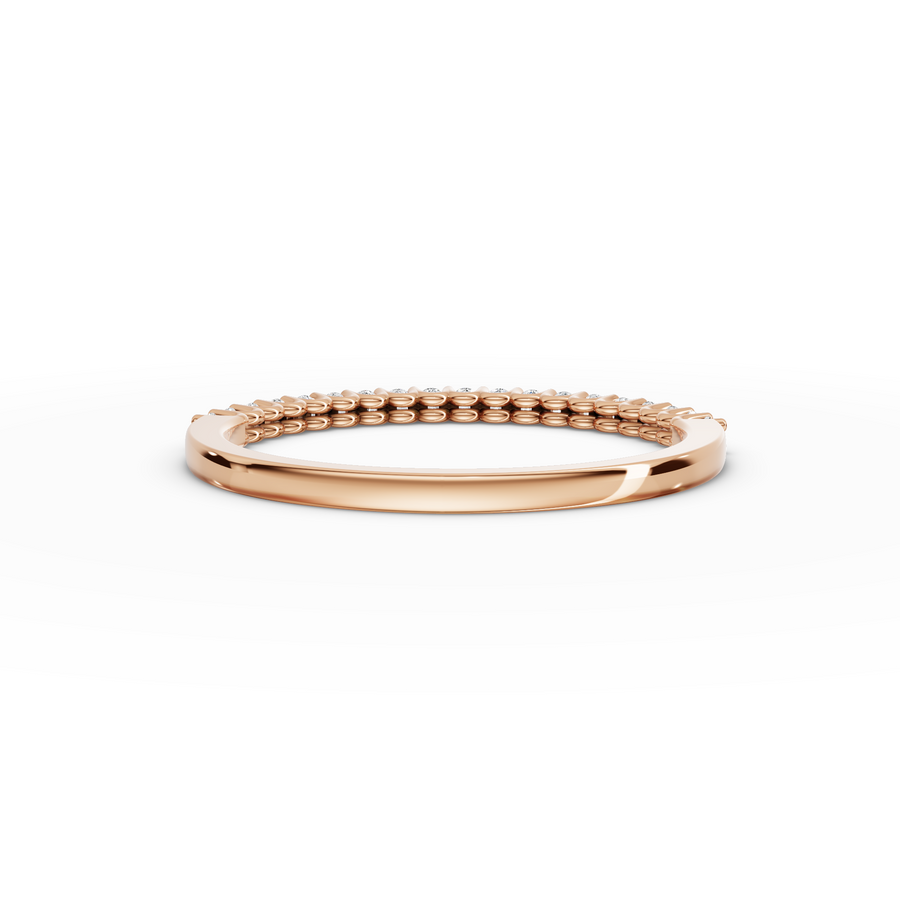 0.16 Ct Round U-Prong Full Eternity Ring