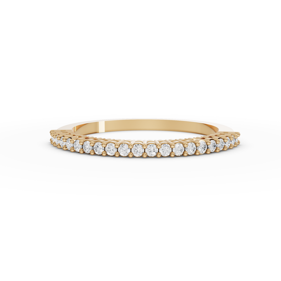 0.17 Ct Round Shared-Prong Full Etenity Ring