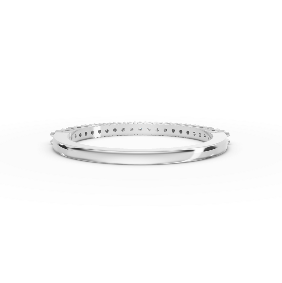 0.17 Ct Round Shared-Prong Full Etenity Ring