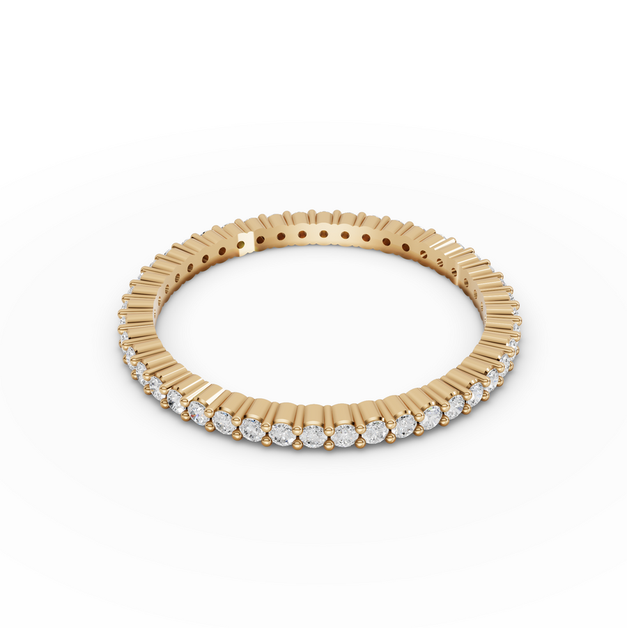 0.36 Ct Round Micro Prong Full Eternity Band