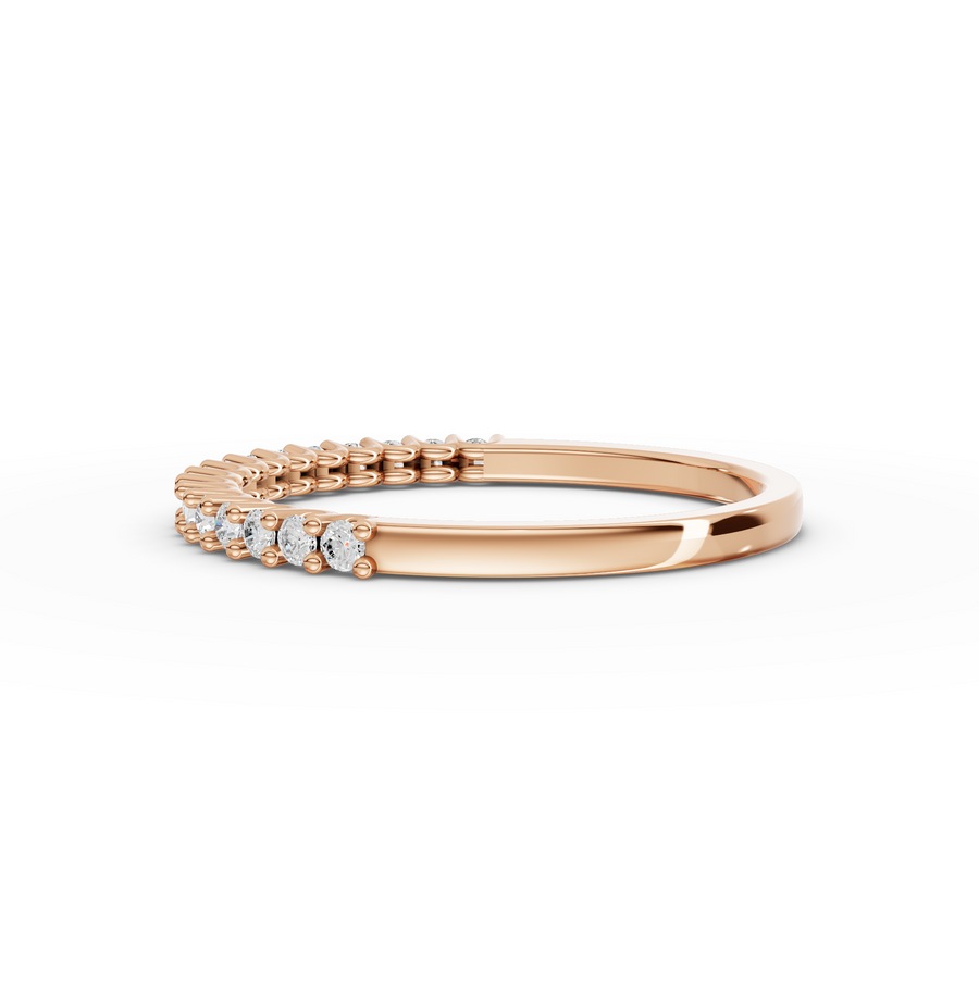 0.21 Ct Lab Diamond U-Prong Eternity Ring