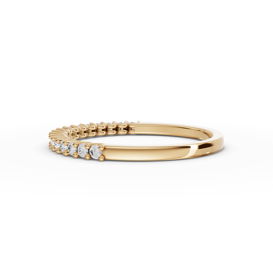 0.21 Ct Lab Diamond U-Prong Eternity Ring
