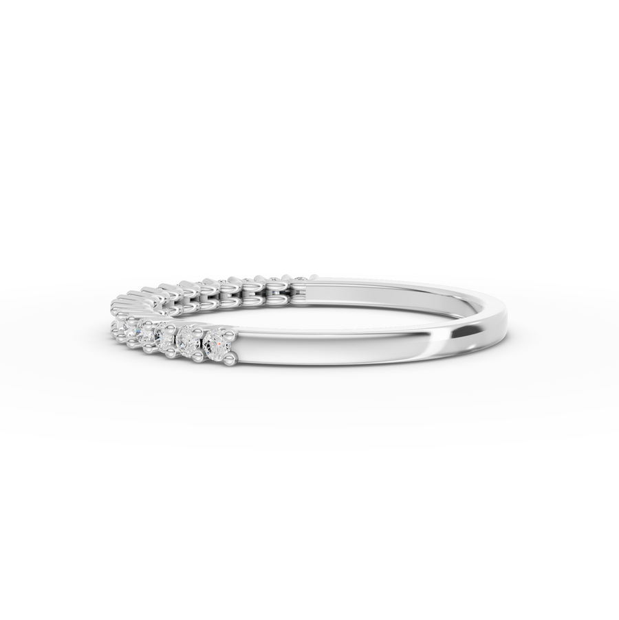 0.21 Ct Lab Diamond U-Prong Eternity Ring