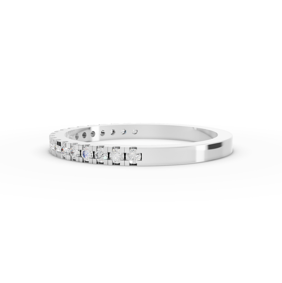 0.24 Ct Round U-Prong Full Eternity Ring