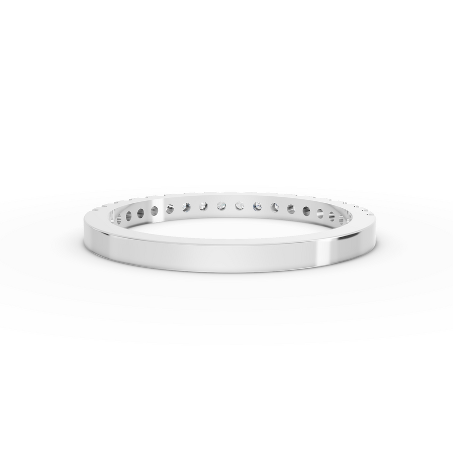 0.24 Ct Round U-Prong Full Eternity Ring