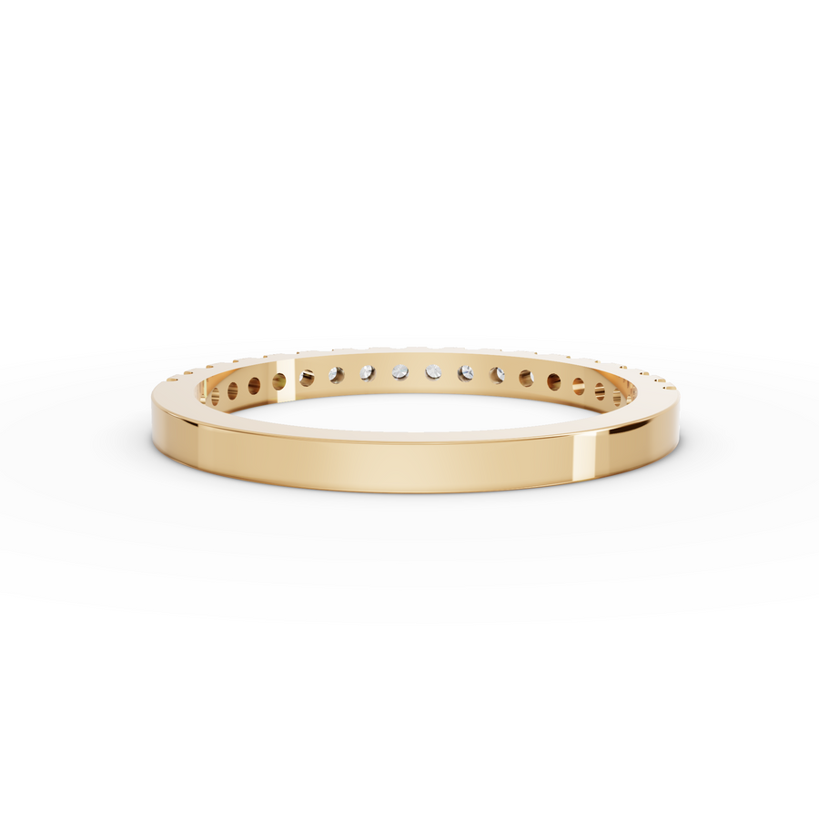 0.24 Ct Round U-Prong Full Eternity Ring