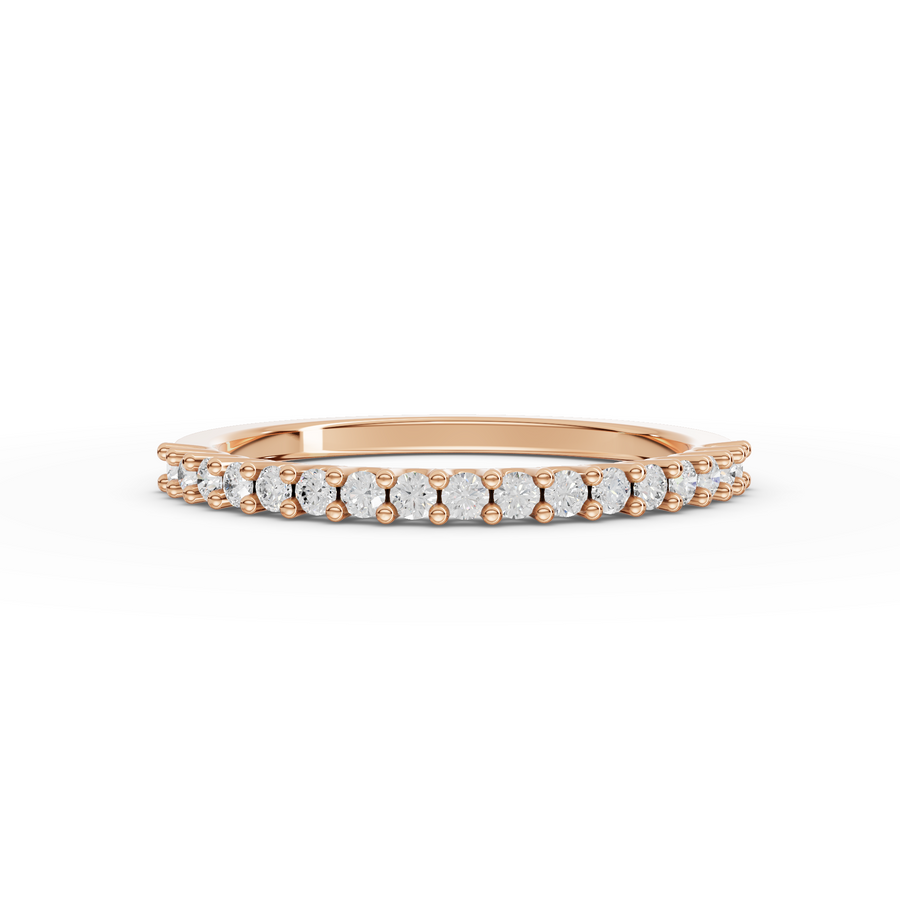 0.21 Ct Round U-Prong Full Eternity Ring