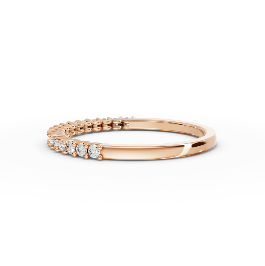 0.21 Ct Round U-Prong Full Eternity Ring
