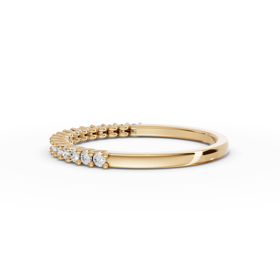 0.21 Ct Round U-Prong Full Eternity Ring