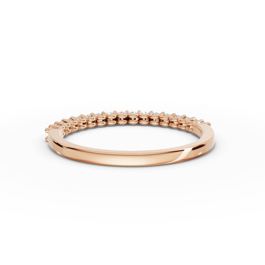 0.21 Ct Round U-Prong Full Eternity Ring