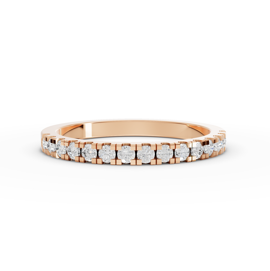 0.30 Ct Round Bar-Set Full Eternity Band