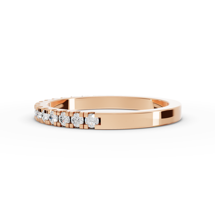 0.30 Ct Round Bar-Set Full Eternity Band