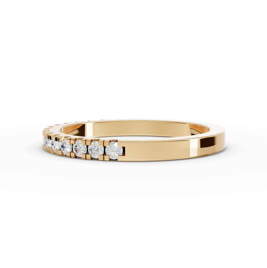 0.30 Ct Round Bar-Set Full Eternity Band
